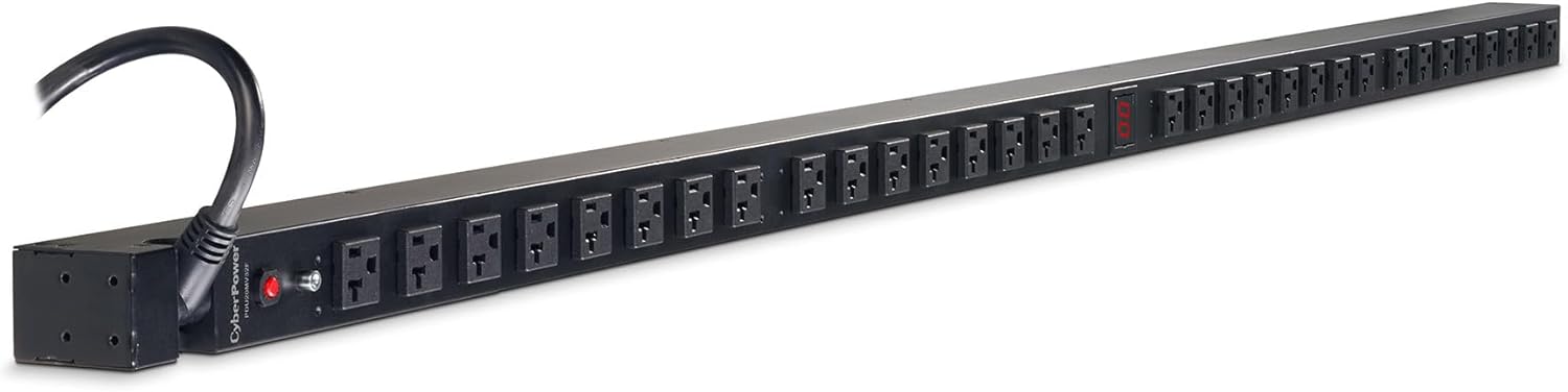 CyberPower PDU20MV32F Metered PDU, 100-125V/20A, 32 Outlets, 0U Rackmount