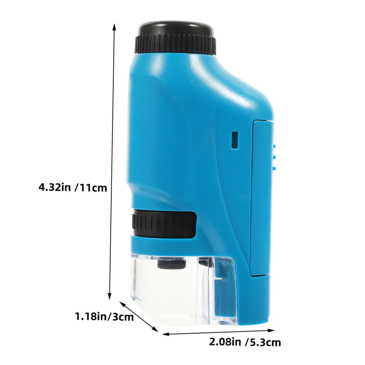 Toddmomy 1 Set Student Microscope Portable Scientific Tool for Easy to Use Magnifier for Classroom Learning and Nature Exploration with Color Specimens