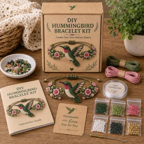 Kit de pulsera de animales de perlas fácil para aprender bisutería en casa 2
