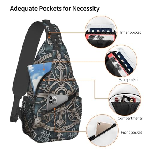 Mochila tipo bandolera cruzada para hombre y mujer miniatura 4
