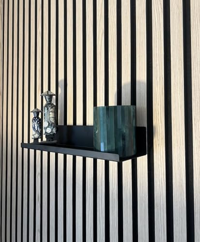 Vleugel Étagère Murale pour Panneaux acoustiques, Largeur 30,4 cm, en métal, sans perçage