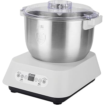 7L Stainless Steel Dough Flour Mixer Electric Dough Maker with Ferment Function Large Capacity Automatic Kneading Machine Thermostatic Fermentation Intelligent Timer Stand Mixer for Home Baking