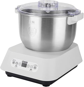 7L Stainless Steel dough mixer, Electric Dough Maker with Ferment Function, Large Capacity Automatic kneading Machine, Thermostatic Fermentation, Intelligent Timer, Stand Mixer for Home Baking