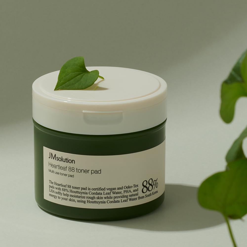 JMsolution Heartleaf 88 Moisture Toner Pad – 88% Houttuynia Cordata Extract – Soothing & Hydrating Facial Pads for Sensitive Skin – Daily Calming Texture Care & Gentle Exfoliation (70 Pads) - Image 2