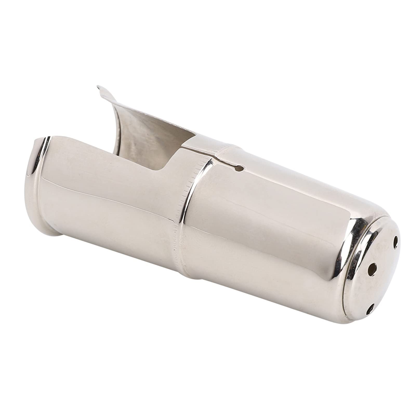 Capuchon bec clarinette Sib, couvercle de protection de capuchon de tête de flûte, bouchon d'embouchure nickelé, pour saxophone, de la clarinettes aiguë ou de la clarinette