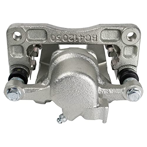Image of TRQ Rear Right Brake Caliper w /Bracket Passenger Side | For 2012-2015 Chevrolet Captiva Sport 2007-2017 Equinox 2010-2017 GMC Terrain 2007-2009 Pontiac Torrent 2008-2010 Saturn Vue