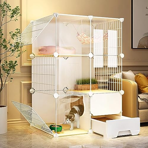 Cage pour chat pour sécuriser les animaux et éviter les bêtises - 2