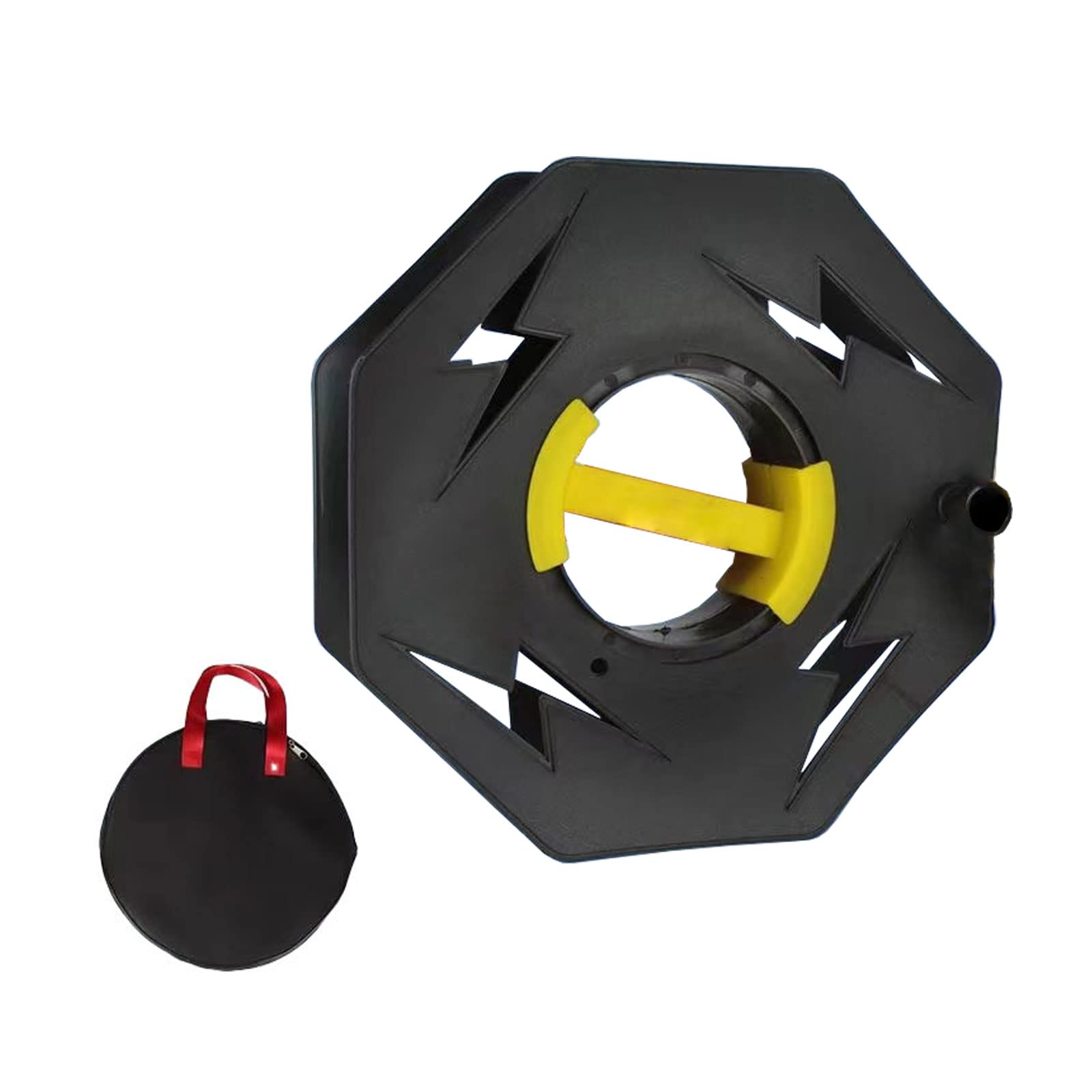 DuffireHoliday Light Storage Reel and Bag,Christmas Decor Storage Bag Extension Cord Winder for Light String,Garland,Ribbon