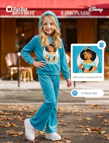 Image of Disney Marvel Outfits for Girls Long Sleeve Hoodie Pants Sets Fall Winter
