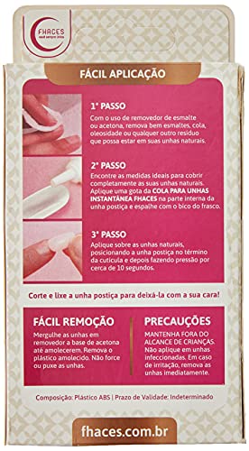 Fhaces Ue1200 Unha Stiletto Nat 28Pc, Fhaces