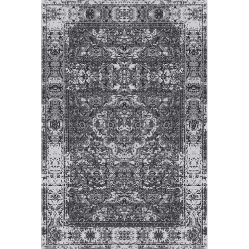 Alwoligag Washable Vintage Area Rug 5x7 for Bedroom Living Room