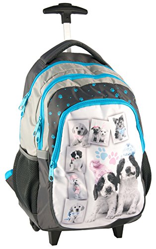 Paso RHC 997: Mochila escolar  diseño de perro y gato