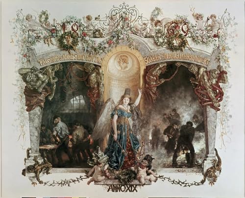 Impression d'affiche Adolph Menzel toile Heckmann pour décoration murale 60x90cm