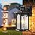 Motion Sensor Outdoor Lights - Retro Dusk to Dawn Outdoor Lighting, Advanced LED Motion Sensor Porch Light Fixtures, Black Waterproof Exterior Lantern Wall Mount for Front Garage, Entryway Anti-Rust