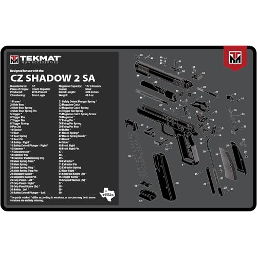 TekMat CZ Shadow 2 SA Gun Cleaning Mat