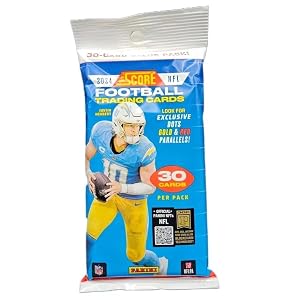 2024 Panini Score Football NFL Trading Card Jumbo Pack (Gold & Red Parallels)