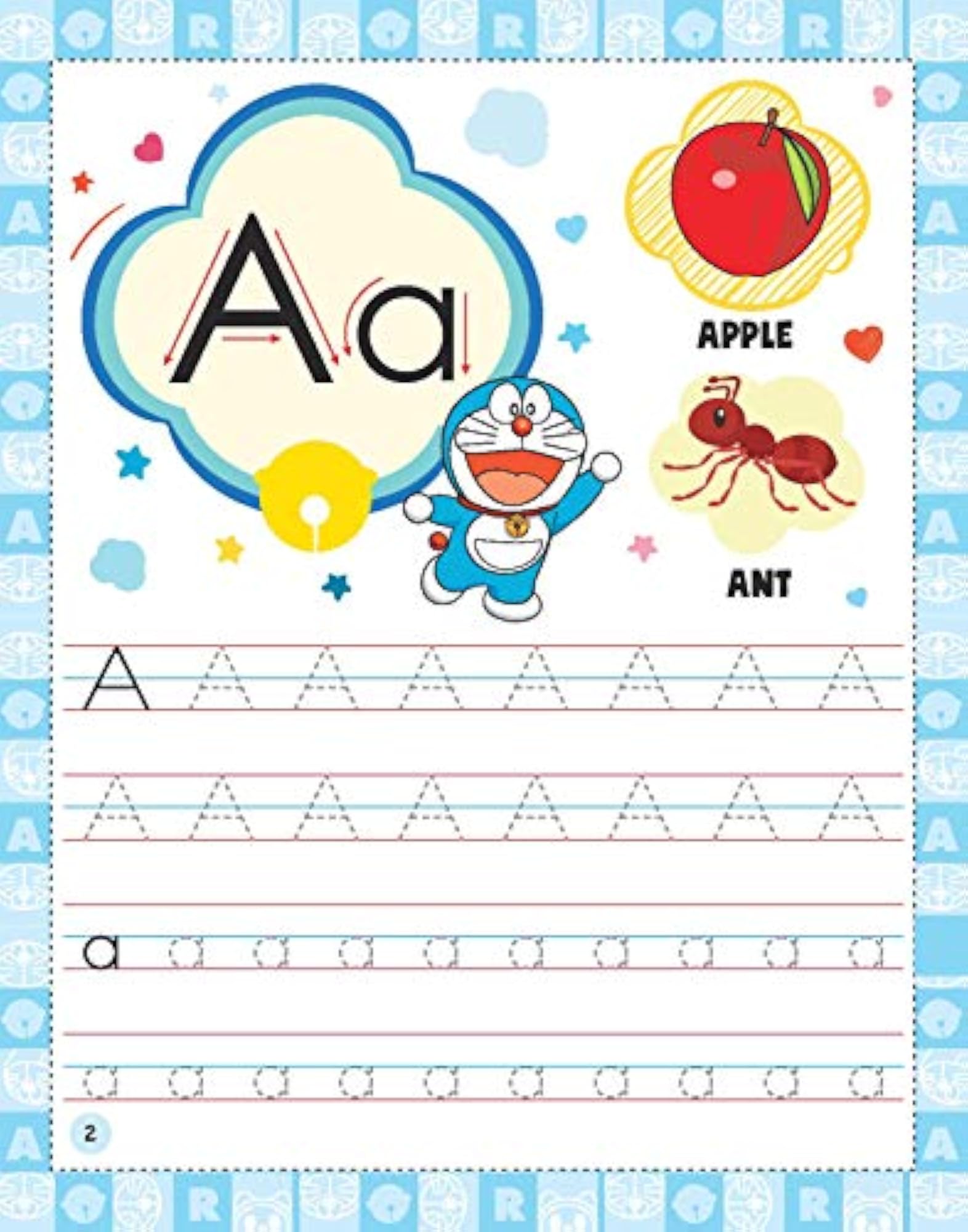 Doraemon Alphabets Activity Book