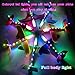 MIMIDOU 2 pcs Flashing Luminous Glider Plane 2 Flight Mode Aerobatic Superb Charming Shining Foam Airplane can Fly at Night for Kids as The Best Gift