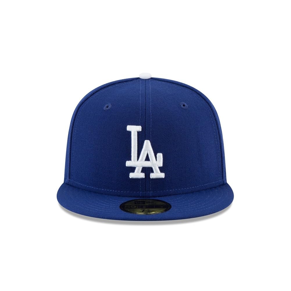 New Era MLB 59FIFTY Baseballkappe Los Angeles Dodgers Blue Team Color Logo Authentic Collection Fitted On Field Baseball Cap Hat