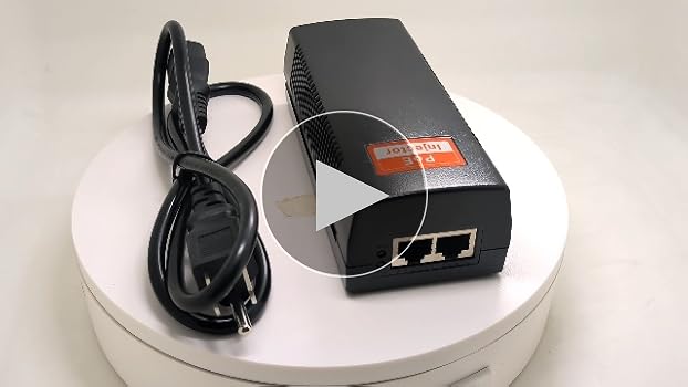 Ubiquiti Networks TP-LINK TL-PoE160S | 802.3at/af Gigabit PoE Injector | Non -PoE To PoE Adapter | Supplies PoE (15 Google Nest