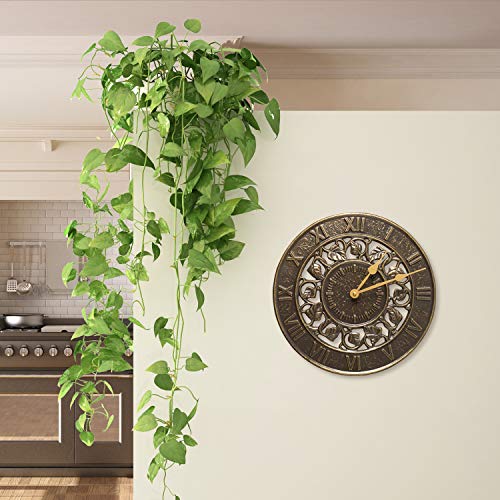 Whitehall Products Ivy Silhouette Clock, French Bronze by Whitehall Products - Image 2