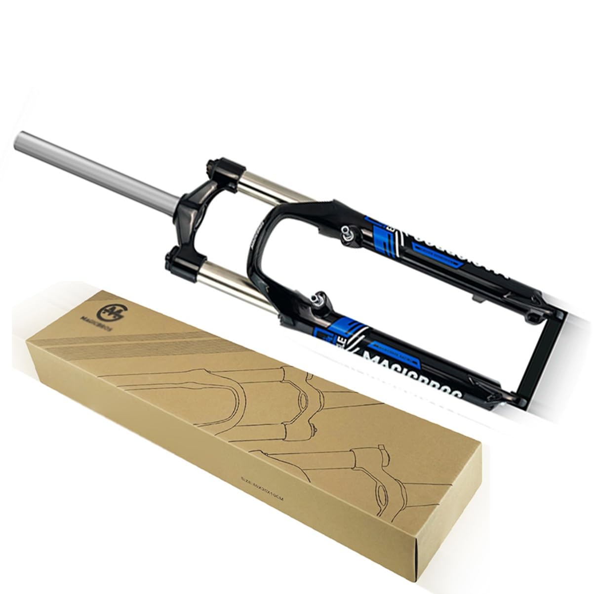 Amazon.com : DHNCBGFZ Mountain Bike Suspension Fork 26 Inch 100mm