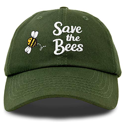 Image of DALIX Save The Bees Baseball Cap Dad Hat Embroidered Women Girls
