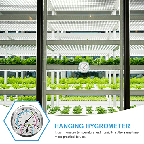 Wall Round Indoor Outdoor Dial Hygrometer Wireless Number No Battery Weather Hygrometer For Home Garden Outside Patio #TOP6