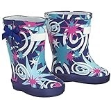 Blue Star Print Doll Rain Boots fits 15 Inch Baby Doll or 18 Inch Girl Doll by Sophia's