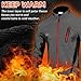 Lipport Mens Cycling Bike Jacket Winter Thermal Running Mountain Biking Jacket Windproof Breathable Reflective Softshell Coat(Black,2XL)