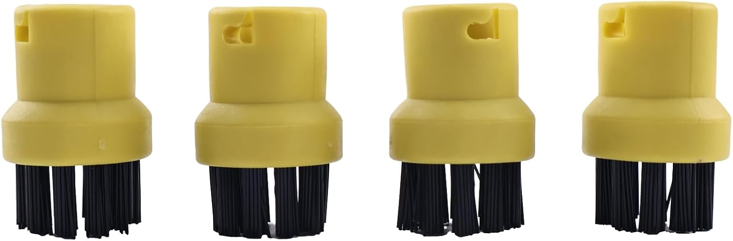 4Pack Round Brush Set 2.863-264.0 28632640 Compatible with Karcher SC Steam Cleaner