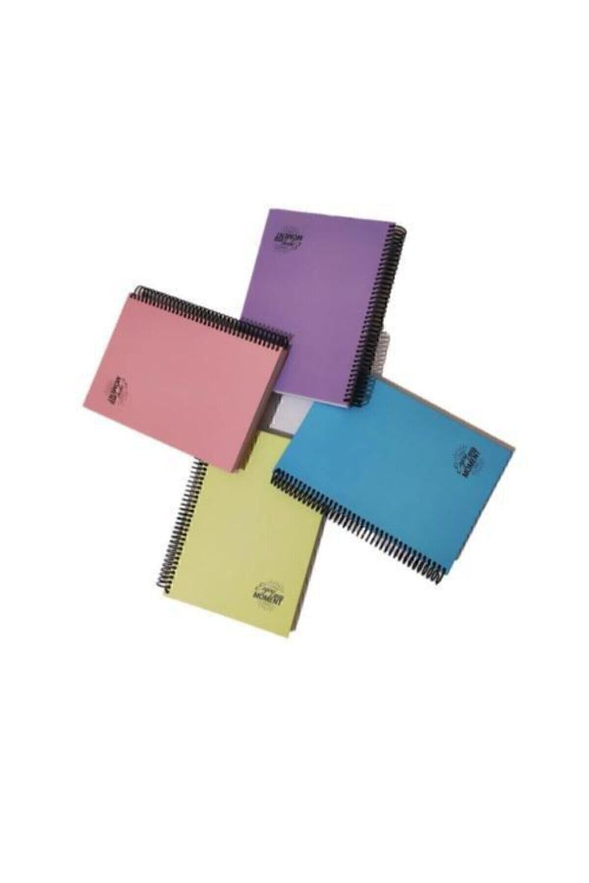 Micro Cool Pastel - Taccuino con copertina rigida, 17 x 24 cm, 120 yp, multicolore