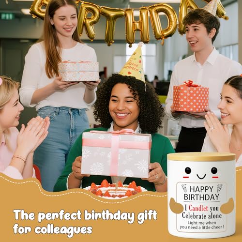 Happy Birthday Candle, Happy Birthday Gifts for Women and Men, Mom, Dad, Sister, Teacher, Friends, Wife, Husband, Coworker, Fun Gift Ideas for 30th, 40th, 50th and 60th Birthdays Party Decor — view 6