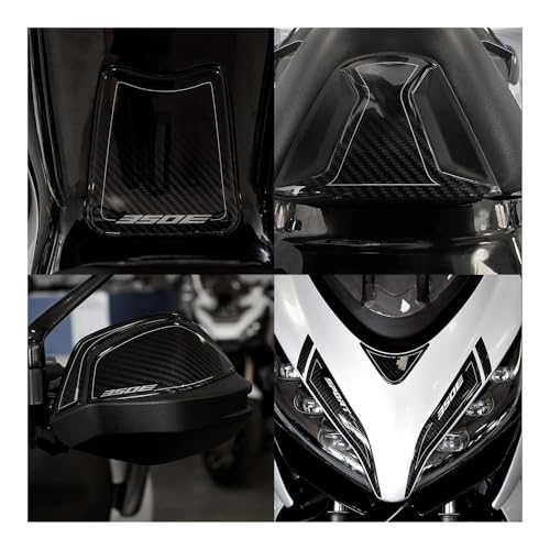 Accessoires décoratifs moto 350E protège réservoir 2024 - 4