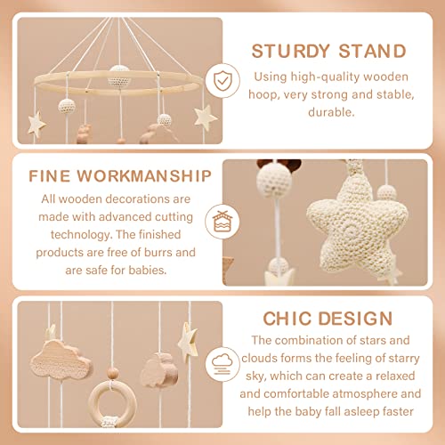 Boho Baby Mobile,Mobile For Crib,Neutral Baby Crib Mobile,Boho Nursery Decor,Handmade Baby Mobile,Boho Crib Mobile Kids Room Nursery Decor #TOP1