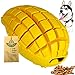 Pet-Fun Duży mango - bezpieczny zabawny trwały gumowy pies gryzak zabawka na nudę, praktycznie niezniszczalny dozownik smakołyków, długotrwały powolny podajnik, mocna mocna zabawka do żucia dla dużych / średnich psów