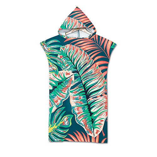 Proumhang Changement Peignoir de Bain Changing Towel, Serviette de Poncho de Surf avec Capuche Serviette de Bain à Capuche Adulte Serviette de Plage Adulte...