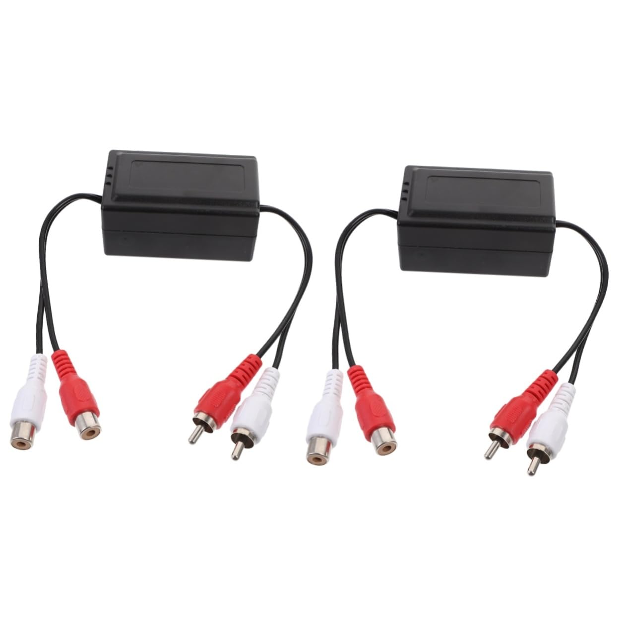 Happyyami 5 Sztuk Filtr Samochodowy Audio Domowy System Stereo Izolator Szumów Wzmacniacz Izolator Szumów Filtr Szumów Tłumik Szumów Izolator Szumów Samochodowego Audio Reduktor Szumów