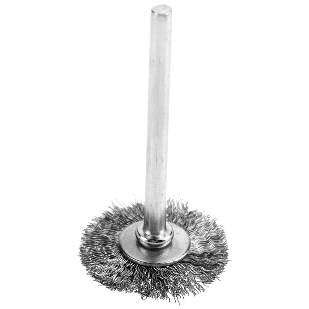 10 Broses à Polir En Fil D'Acier - 25mm - Pour Métal, Bijoux, Montres - Outil Rotatif