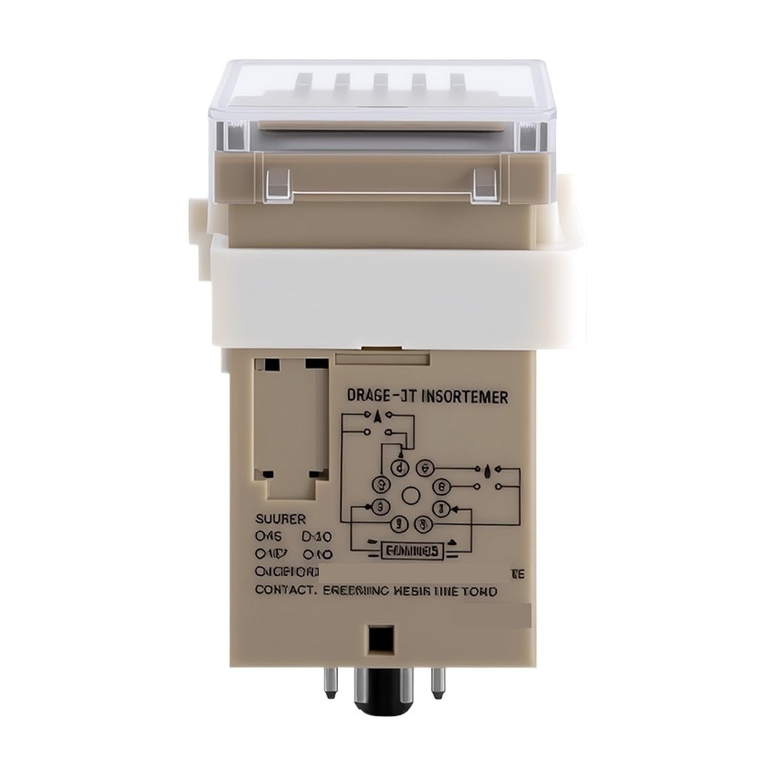 Zeitrelais Digitalanzeige-Zyklusrelais DH48S-1Z 2Z Serie Zeitrelais-Zykluszeitsteuerung(DH48S-2ZDC/AC24V)