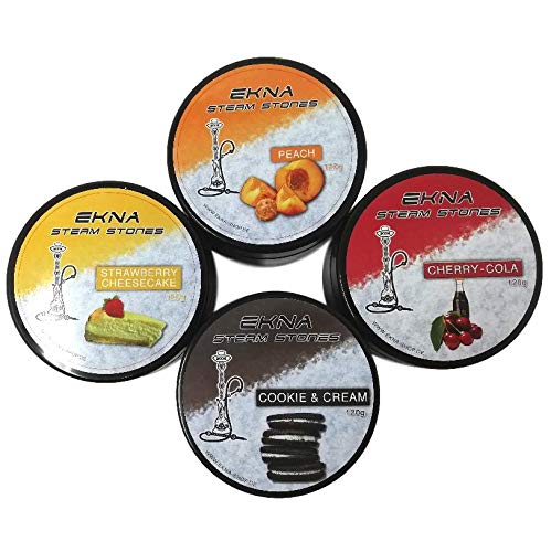 EKNA SteamStones 4 x 100g Dampfsteine mit Aromaliquid für Dampfexplosion - konstante & langanhaltende Aromaabgabe… – Bild 3