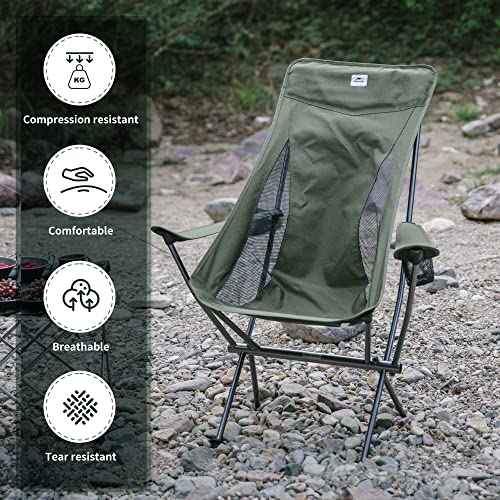 Fauteuil pliant camping confortable pour bivouac de sac à dos et pêche - 4