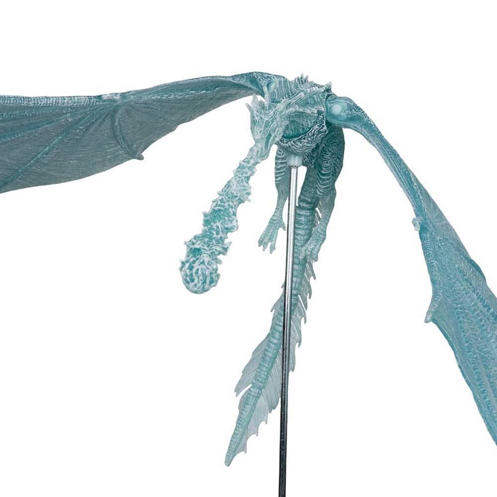 Bizak McFarlane Dragon Viserion Gelato (Frostbite) Game Of Thrones, con etichetta di collezione Gold Label, Figura snodata drago colore blu di Daenerys, (64380663)