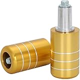 [Avan Knight] バイク エンジン ガード フレーム スライダー 72mm 左右 2個 セット ブラック ブルー レッド シルバー ゴールド 汎用品 KRB061 (ゴールド)