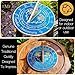 Anniversary Sundial Gift for 45th Sapphire Wedding Anniversary in 2024 - Recycled Metal Home Decor Or Garden Present Idea - Handmade in UK for Him, Her Parents Or Couples 45 Year Celebration
