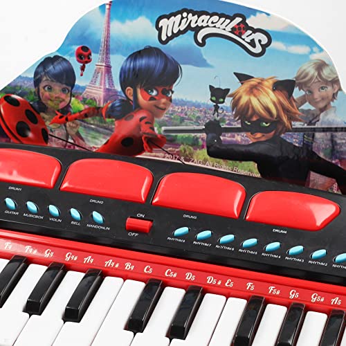 Reig 2686 - Miraculous Ladybug Piano Con Sgabello - 3