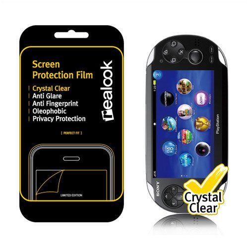 REALOOK Sony PS Vita Screen Protector, Crystal Clear, Screen & Back