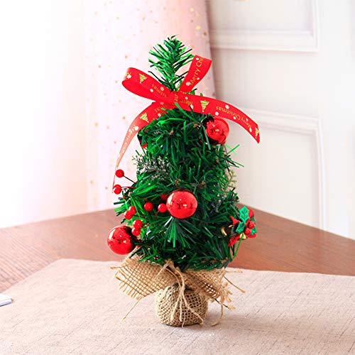 Arbre de décoration de bureau de Noël petites décorations faites à la main
