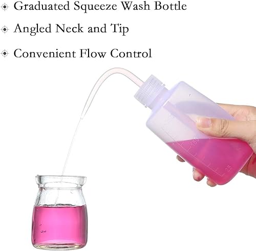 Miniatura 3 de Juego de botellas de plástico para apretar, herramientas de riego con boquilla estrecha para plantas, flores, suculentas (5.1 fl oz+8.5 fl oz)