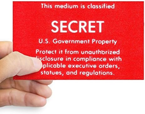 CafePress Classified Sticker Rectangle Bumper Sticker Car Decal